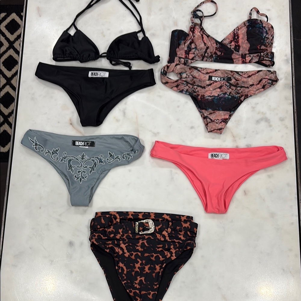 BeachRiot 7x BUNDLE Bikini Sets Sz XS & S